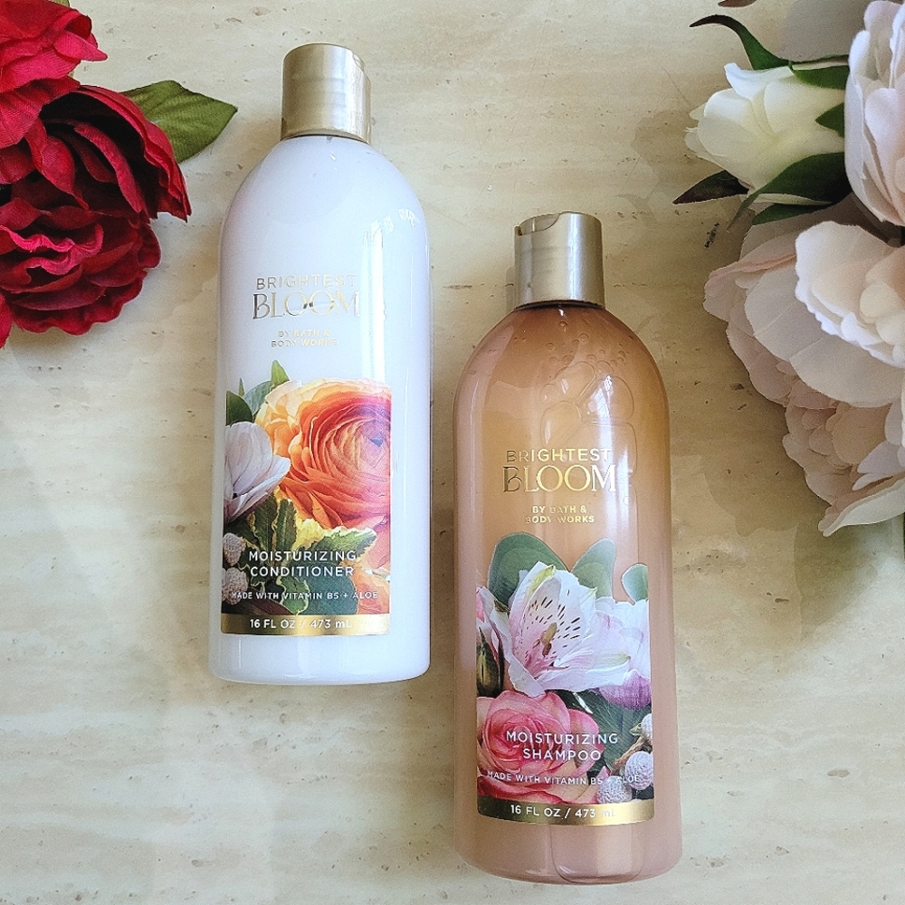 Brightest Blooms Bath & Body Works Shampoo & Conditioner Set  NWT